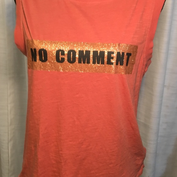 I Jeans by Buffalo Top M sleeveless rust fringe - Picture 4 of 8